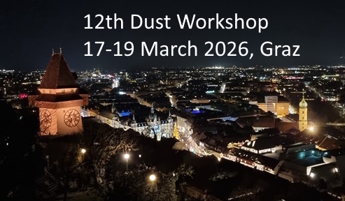12. workshop o&nbsp;prachu v&nbsp;kométach, Graz, 17.-19. marca 2026