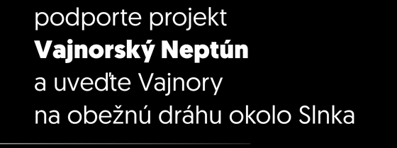podporte projekt Vajnorský Neptún